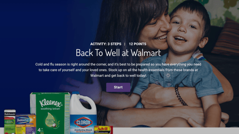 Multi-Brand 'Back to Well at Walmart' DailyBreak Activity